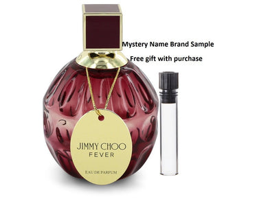 Jimmy Choo Fever by Jimmy Choo Eau De Parfum Spray (Tester) 3.3 oz And a Mystery Name brand sample vile