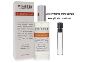 Demeter Cinnamon Toast by Demeter Cologne Spray 4 oz And a Mystery Name brand sample vile