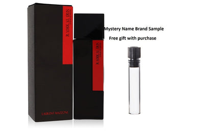 Radikal Iris by Laurent Mazzone Extrait de Parfum (Unisex) 3.4 oz And a Mystery Name brand sample vile
