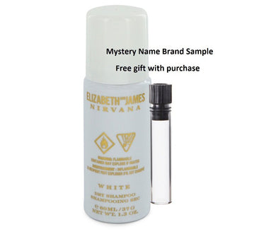 Nirvana White by Elizabeth and James Dry Shampoo 1.4 oz And a Mystery Name brand sample vile