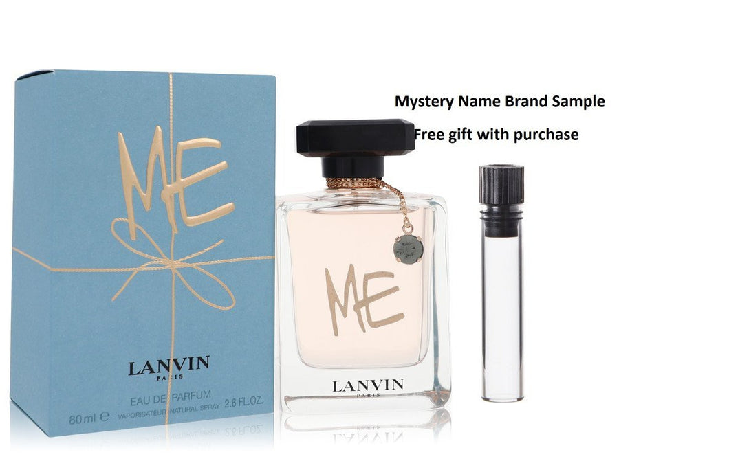 Lanvin Me by Lanvin Eau De Parfum Spray 2.6 oz And a Mystery Name brand sample vile