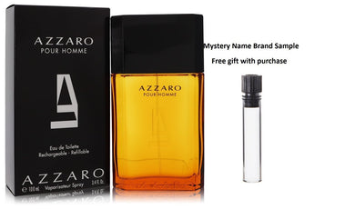 AZZARO by Azzaro Eau De Toilette Spray 3.4 oz And a Mystery Name brand sample vile