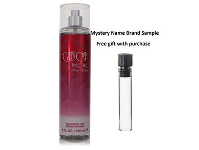 Can Can Burlesque by Paris Hilton Fragrance Mist 8 oz And a Mystery Name brand sample vile