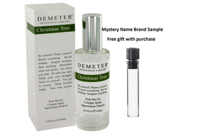 Demeter Christmas Tree by Demeter Cologne Spray 4 oz And a Mystery Name brand sample vile