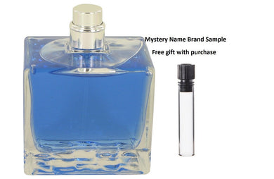 Blue Seduction by Antonio Banderas Eau De Toilette Spray (Tester) 3.4 oz And a Mystery Name brand sample vile