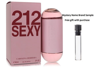 212 Sexy by Carolina Herrera Eau De Parfum Spray 2 oz And a Mystery Name brand sample vile