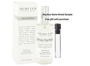 Demeter Silvery Tip Pekoe by Demeter Cologne Spray 4 oz And a Mystery Name brand sample vile