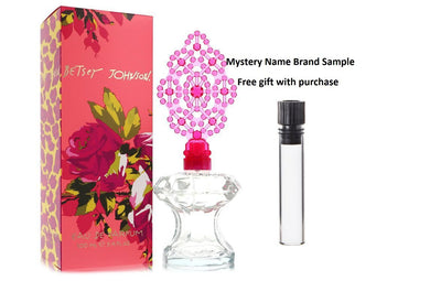 Betsey Johnson by Betsey Johnson Eau De Parfum Spray 3.4 oz And a Mystery Name brand sample vile