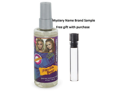 Coast to Coast London Beat by Mary-Kate And Ashley Body Mist 4 oz And a Mystery Name brand sample vile