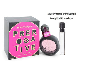Britney Spears Prerogative by Britney Spears Eau De Parfum Spray 1.7 oz And a Mystery Name brand sample vile