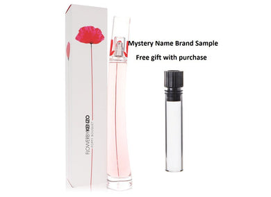 Kenzo Flower Poppy Bouquet by Kenzo Eau De Parfum Spray 3.3 oz And a Mystery Name brand sample vile