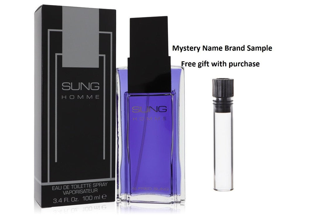 Alfred SUNG by Alfred Sung Eau De Toilette Spray 3.3 oz And a Mystery Name brand sample vile