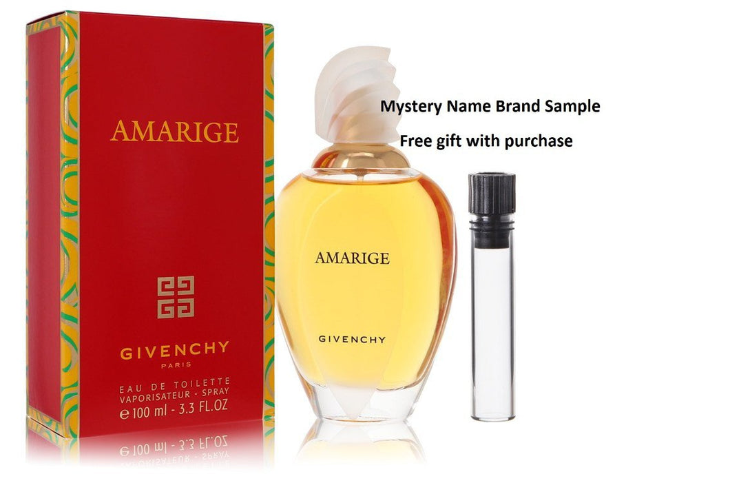 AMARIGE by Givenchy Eau De Toilette Spray 3.4 oz And a Mystery Name brand sample vile