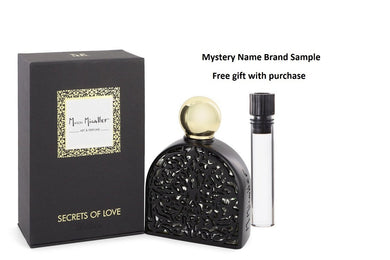Secrets of Love Delice by M. Micallef Eau De Parfum Spray 2.5 oz And a Mystery Name brand sample vile