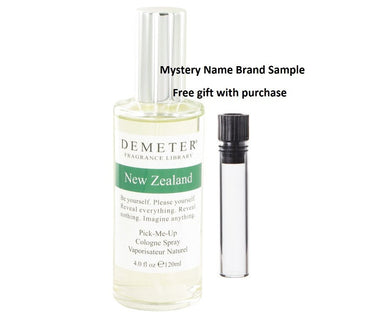 Demeter New Zealand by Demeter Cologne Spray (Unisex) 4 oz And a Mystery Name brand sample vile