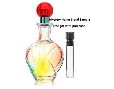 Live Luxe by Jennifer Lopez Eau De Parfum Spray (Tester) 3.4 oz And a Mystery Name brand sample vile