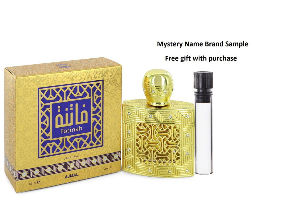 Fatinah by Ajmal Concentrated Perfume Oil (Unisex) .47 oz And a Mystery Name brand sample vile