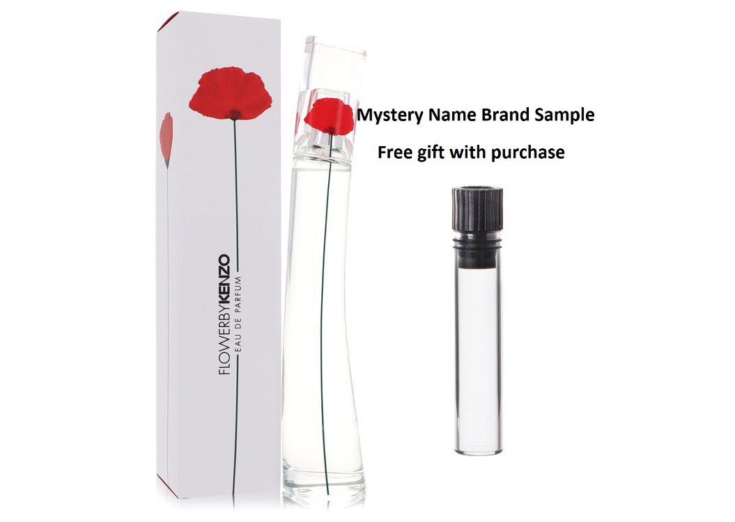 kenzo FLOWER by Kenzo Eau De Parfum Spray 1.7 oz And a Mystery Name brand sample vile