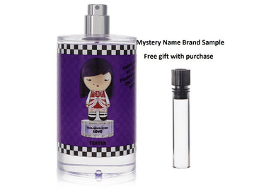 Harajuku Lovers Wicked Style Love by Gwen Stefani Eau De Toilette Spray (Tester) 3.4 oz And a Mystery Name brand sample vile