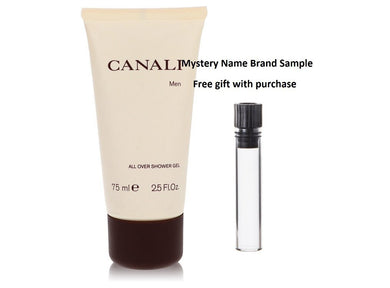 Canali by Canali Shower Gel 2.5 oz And a Mystery Name brand sample vile