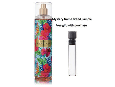 Sofia Vergara Tempting Paradise by Sofia Vergara Body Mist 8 oz And a Mystery Name brand sample vile