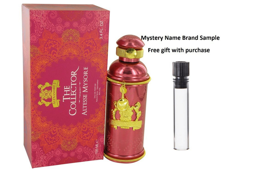 Altesse Mysore by Alexandre J Eau De Parfum Spray 3.4 oz And a Mystery Name brand sample vile